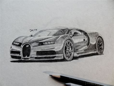 Bugatti Drawings In Pencil