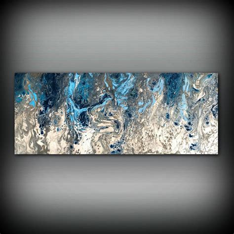 15 Best Collection of Dark Blue Abstract Wall Art