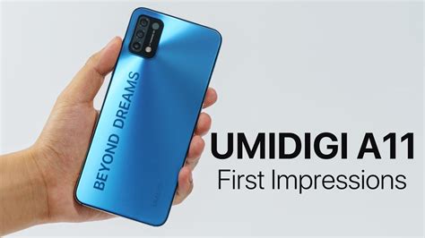 UMIDIGI A11 First Impressions: Stylish Design, Amazing Performance - YouTube