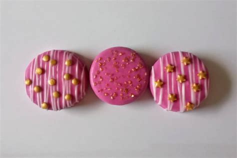 12 Pink Chocolate Covered Oreo Cookies With White Chocolate - Etsy