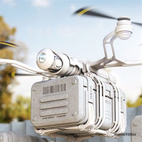 Delivery drones on Behance | Drones concept, Drone design, Drone