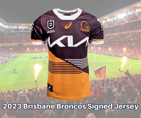 Signed Brisbane Broncos Jersey No. 1 | AirAuctioneer