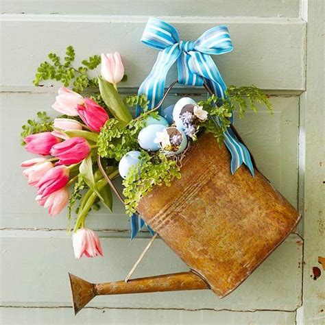 Welcome springtime visitors with a festive Easter door | Easy spring ...