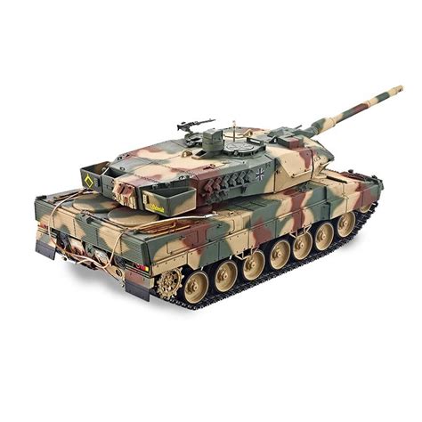 Torro 1:16 Leopard 2A6 Nato Camo Pro Edition RC Tank IR Wooden Crate