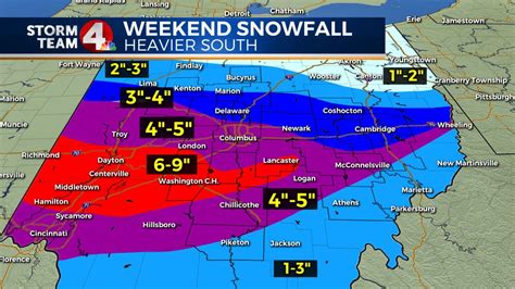 WEEKEND WINTER STORM: Central Ohio blanketed under 4 to 8 inches of snow