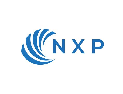 NXP letter logo design on white background. NXP creative circle letter logo concept. NXP letter ...