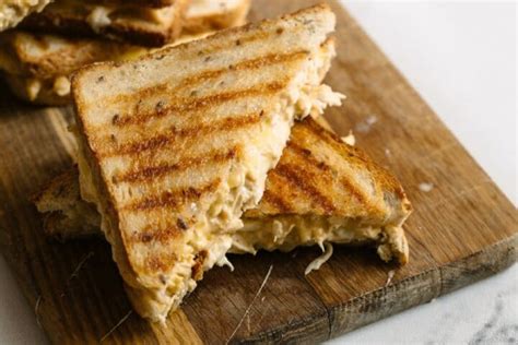 Creamy Grilled Chicken and Cheese Sandwich - Scrambled Chefs