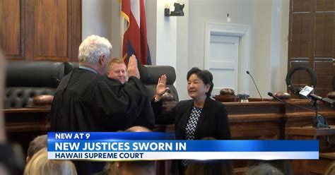 New Hawaii Supreme Court Associate Justices sworn in | News | kitv.com