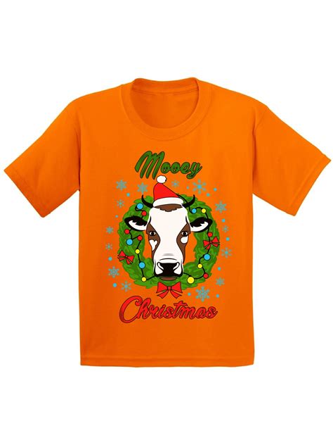 Awkward Styles Ugly Christmas T-Shirt for Boys Girls Xmas Mooey Kids T Shirts - Walmart.com