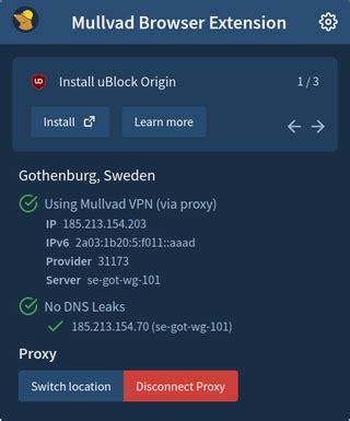 Mullvad Browser Extension (beta)