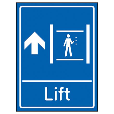 Stairs Blue | Lift Signs | General Information Signs | Safety Signs 4 Less