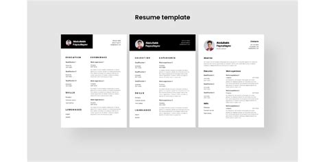 Resume Cv Templates Figma Community - vrogue.co