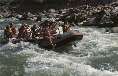 Rock Gardens Rafting & Camping Glenwood Springs, CO Postcard