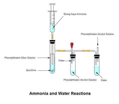 Ammonia and Water Reactions | Free Ammonia and Water Reactions Templates