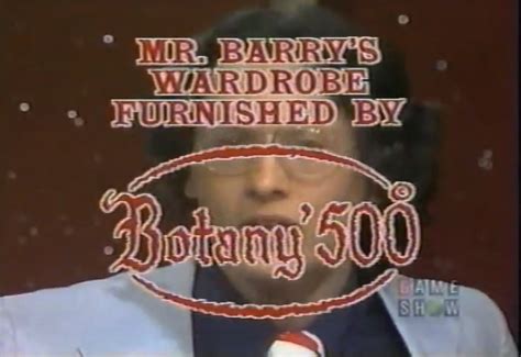 Classic Television Showbiz: Botany 500