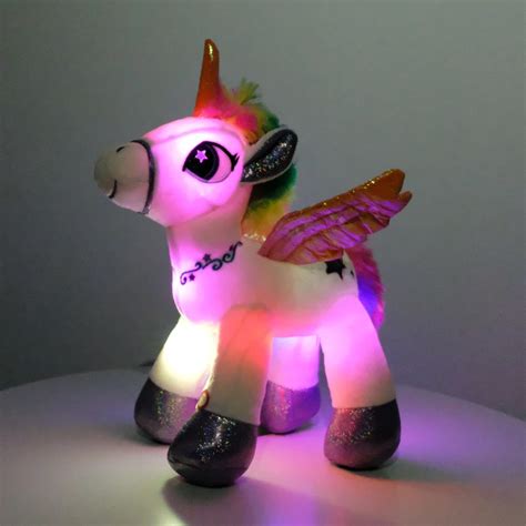 LED Rainbow Unicorn Plush Toys | Unilovers