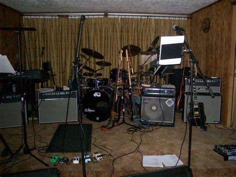 Typical band stage setup | TalkBass.com