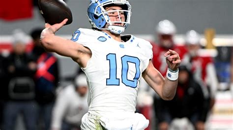 North Carolina QB Drake Maye enters draft, will skip bowl game