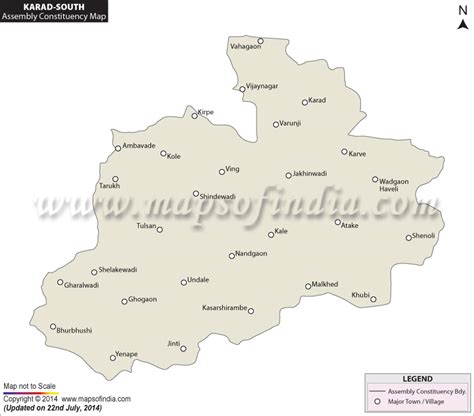 Karad South Assembly (Vidhan Sabha) Election Result 2024 and Constituency Map