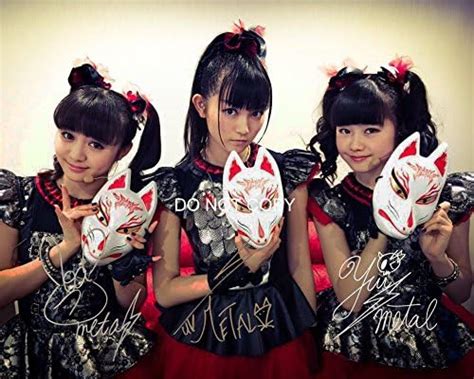 Photographs Babymetal Japenese Heavy Metal Trio Reprint Signed 11x14 ...