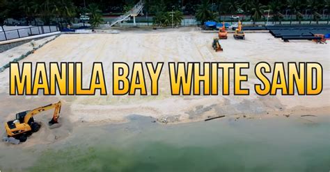 Manila Bay White Sand Progress Update as of August 2021