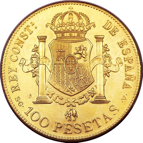 Spain 100 Pesetas (1897 Alfonso XIII) - Foreign Currency