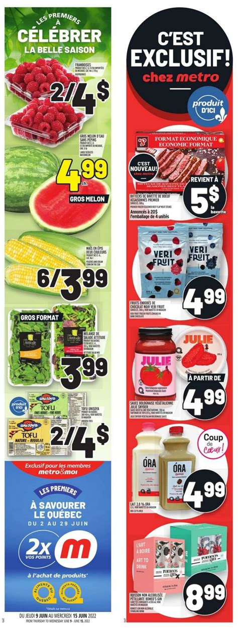 Metro Promotional Flyer - Valid from 09.06 to 15.06 - Page nb 1 - flyers-ca.com