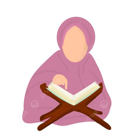 Anake Clipart Vector, Anak Perempuan Mengaji, Mengaji, Ramadhan, Islami PNG Image For Free Download