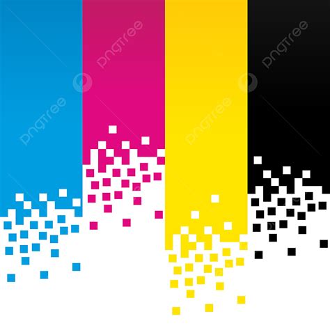 Cmyk Design Vector PNG Images, Cmyk Digital Fragment Colour Lines Background Design, Sign ...