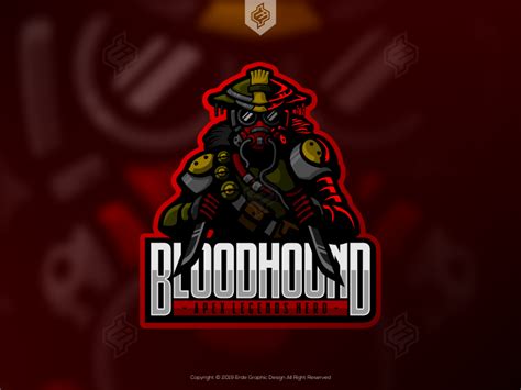 (ROYALTY FREE) Bloodhound Apex Legends Hero eSports Mascot Logo | The ...