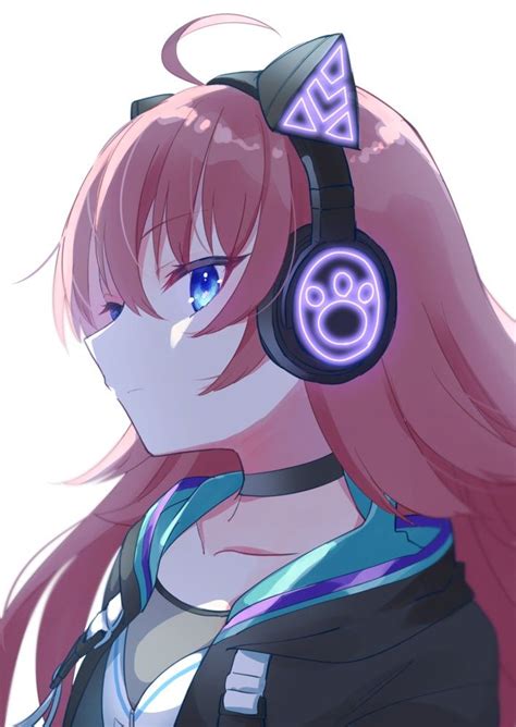 Anime Girlwith Headphones