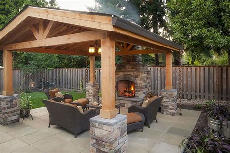 Gazebo (1) - javgohome-Home Inspiration | Outdoor fireplace designs, Backyard fireplace ...