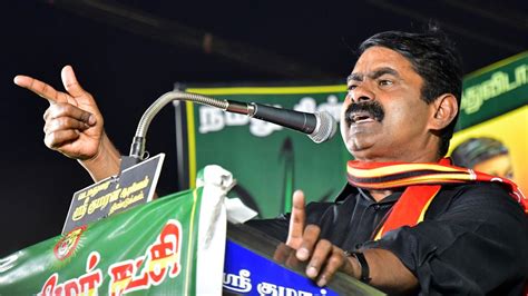 Naam Tamilar Katchi leader Seeman booked for threatening migrant ...