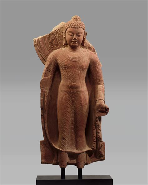 Standing Buddha Offering Protection | India (Uttar Pradesh, Mathura) | Gupta period (4th–6th ...