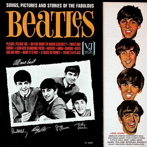 Songs, Pictures And Stories Of The Fabulous Beatles (United States ...