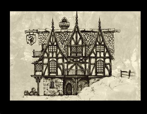 ArtStation - Tudor Houses