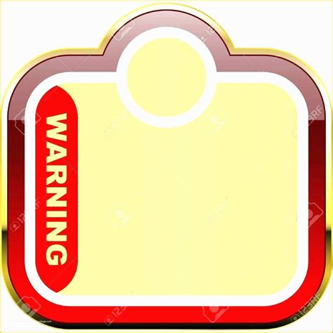 Warning Label Template Free Of Warning Label Template ...