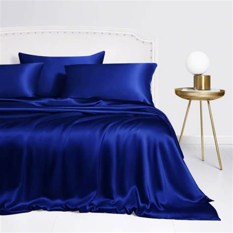 Royal Blue Silk Duvet Covers