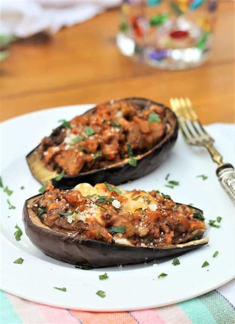 Stuffed Baby Eggplant - Mangia Bedda