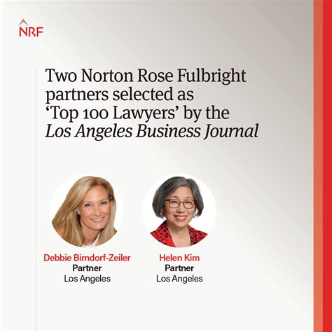 Two Norton Rose Fulbright partners selected as ‘Top 100 Lawyers’ by the Los Angeles Business ...