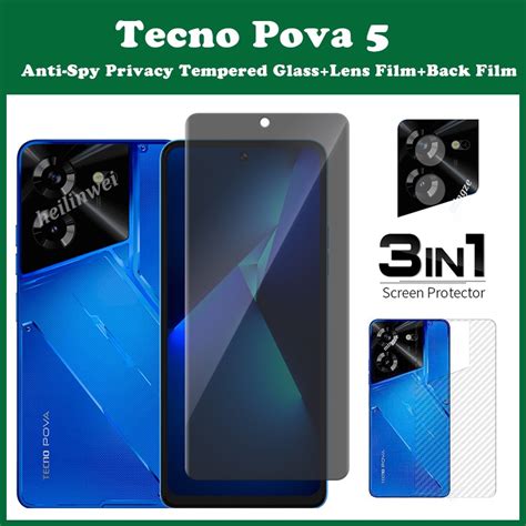 Tecno Pova 5 Tempered Glass Tecno Pova 4 Screen Protector Tecno Pova 5 ...