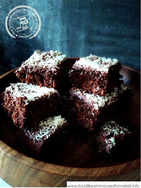 chocolate coconut squares recipe | FOOD LIKE AMMA USED TO MAKE IT