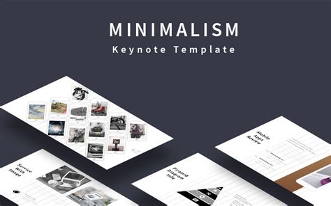 Minimalism - Keynote template #76151 - TemplateMonster