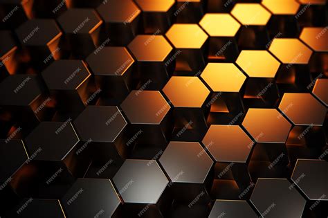 Premium AI Image | Honeycomb Grid wall texture