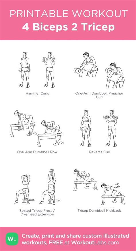 30 Minute Chest And Tricep Workout Routine With Dumbbells for Women ...