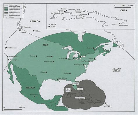 Cuban Missile Map