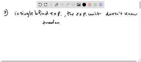 SOLVED:Explain the difference between a single-blind and a double blind ...