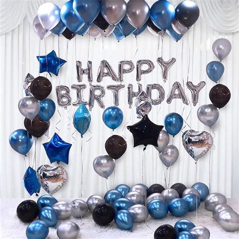 Buy Party Propz Happy Birthday Balloons Decoration Kit 31 Pcs Set for ...