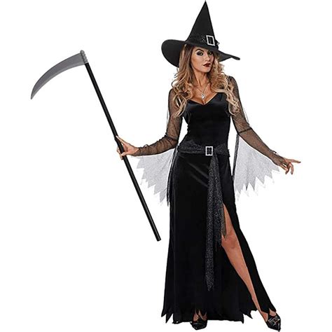 Grim Reaper Scythe - 110cm Versatile Halloween Costume Accessory – Redstar Fancy Dress