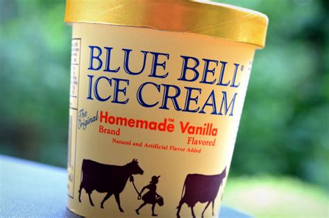 food and ice cream recipes: REVIEW: Blue Bell Homemade Vanilla